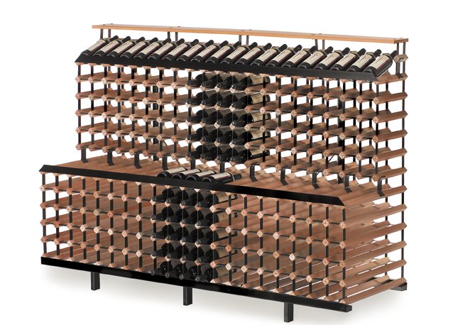 BORDEX 2 metre Tiered WINE Rack