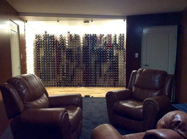 wall mounted wine racks