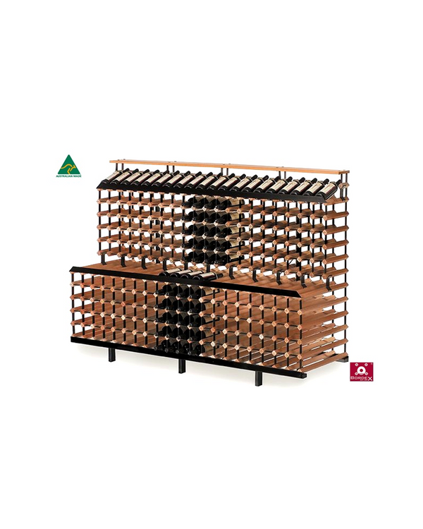 BORDEX 2 metre Tiered WINE Rack