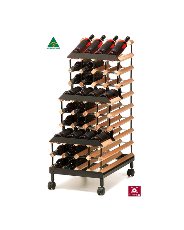 48 Bottle Tiered Rack