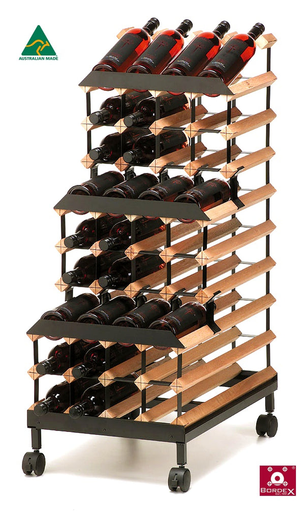 48 Bottle Tiered Rack